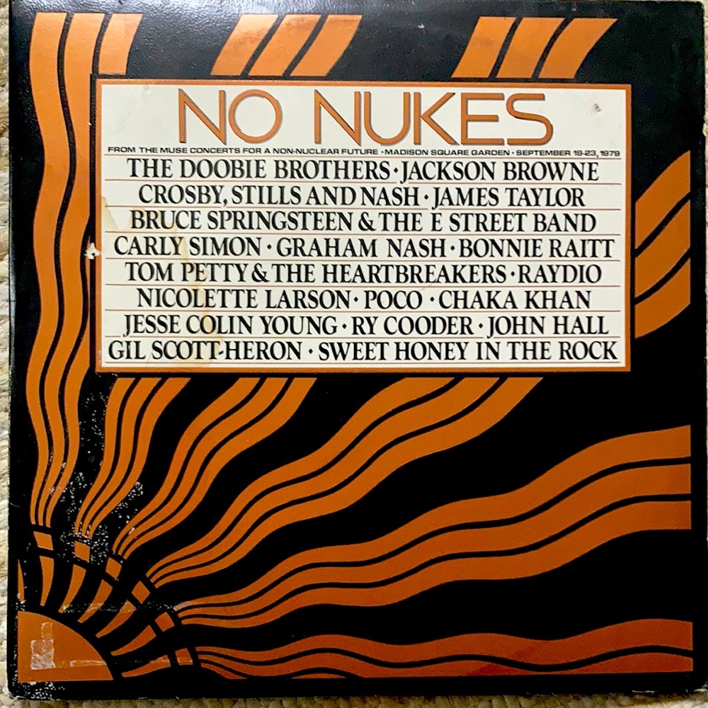 RARE VINTAGE NO NUKES LIVE CONCERT TAPING VINYL— 3 LPs, 6 Sided Series
